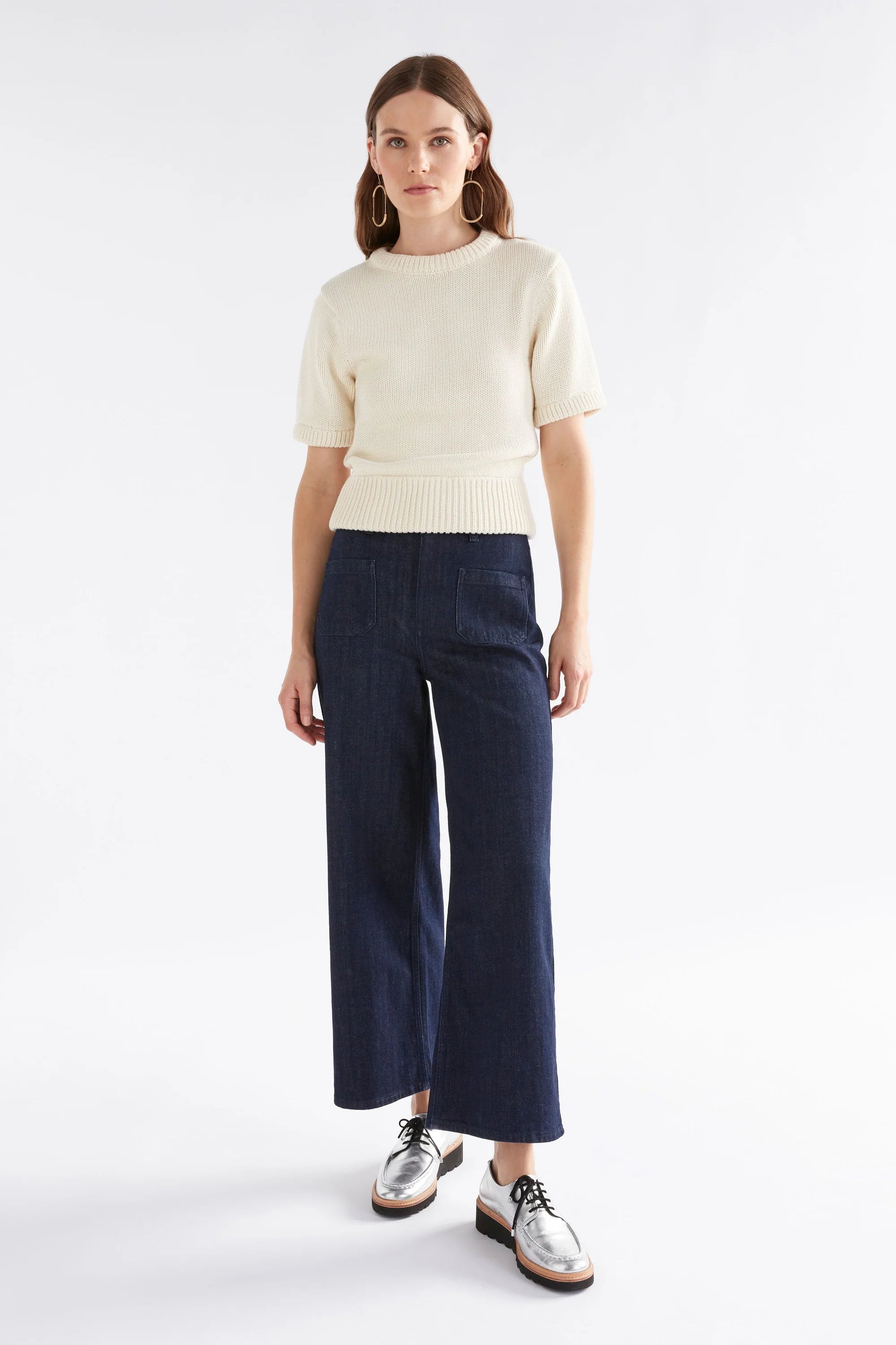 Elk Luft Knit Top - Off White