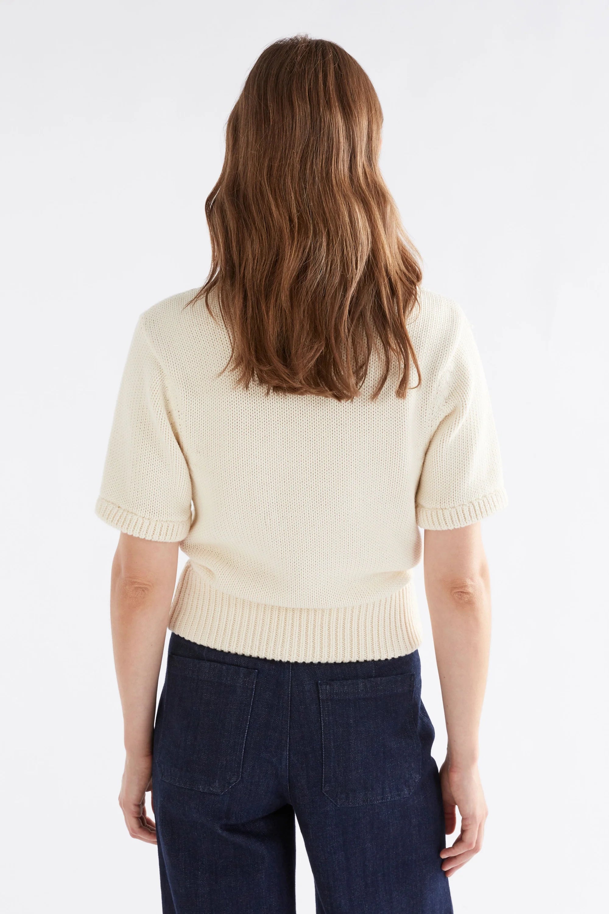 Elk Luft Knit Top - Off White