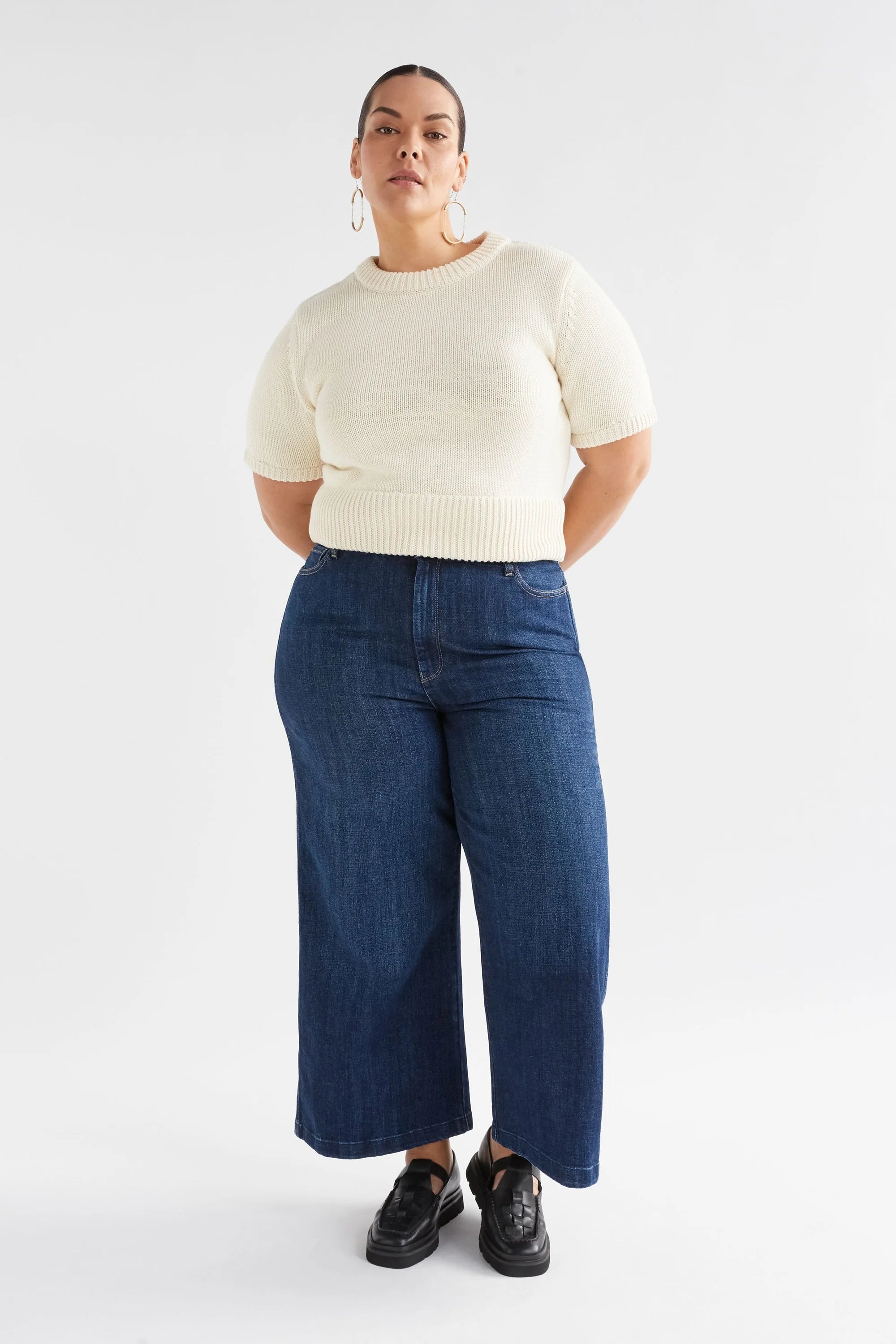 Elk Luft Knit Top - Off White