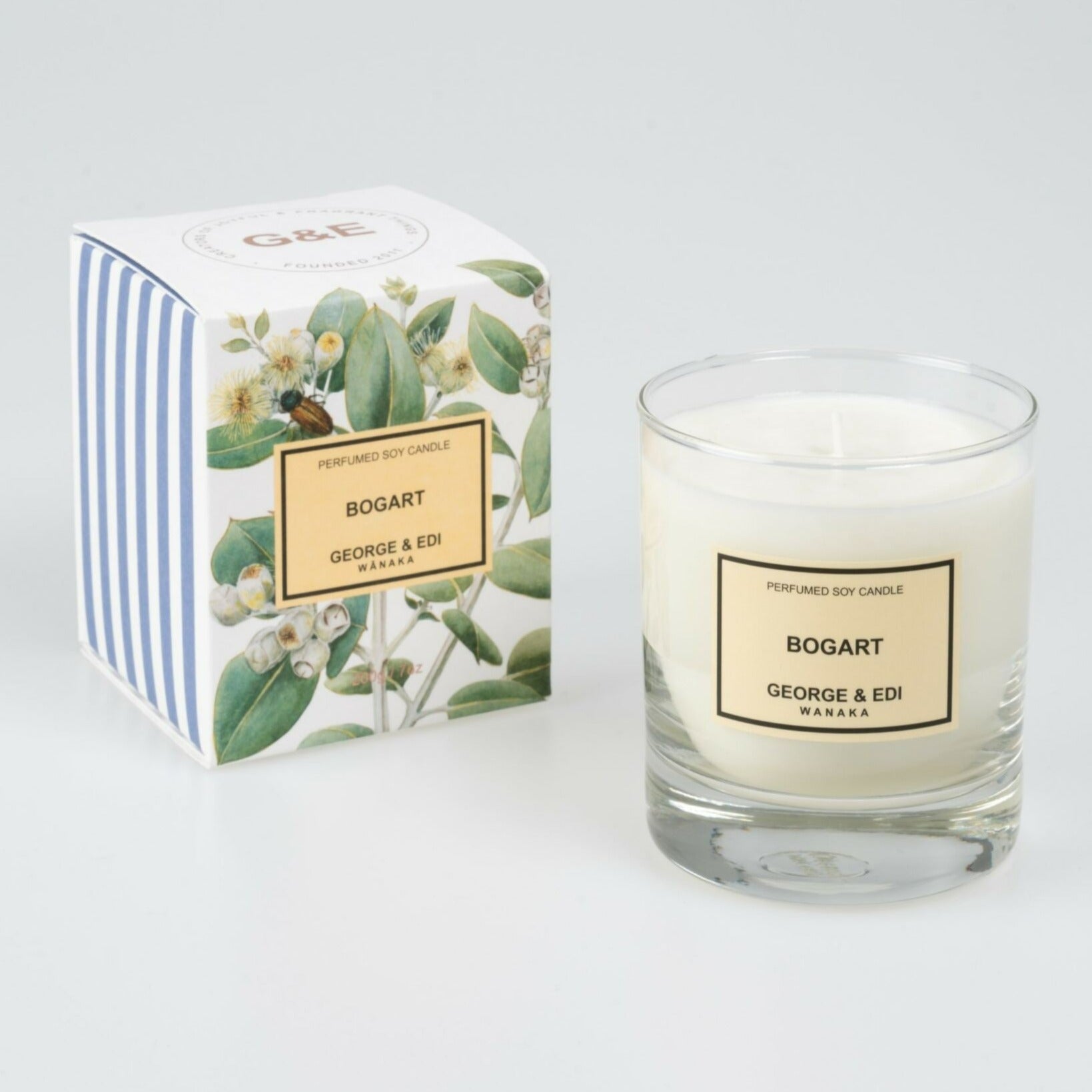 george & edi standard perfumed candle bogart 