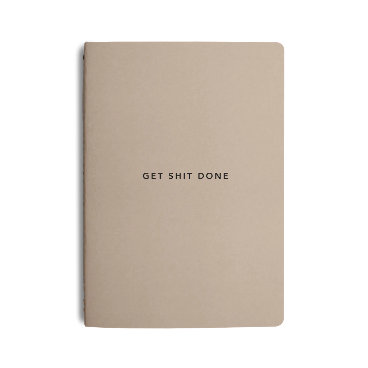 Get Shit Done Minimal Notebook A6 - Sand