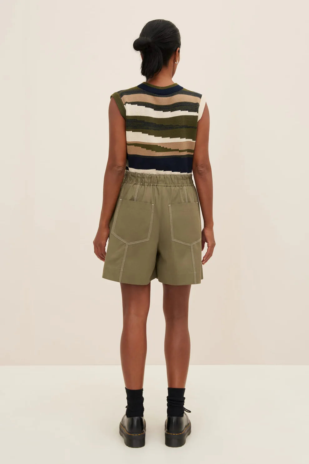 Kowtow Goodall Shorts - Vetiver