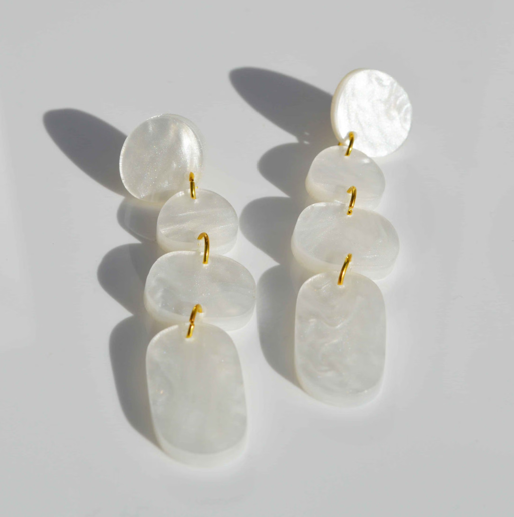 Hagen  &amp; Co Juno Earrings - Pearl