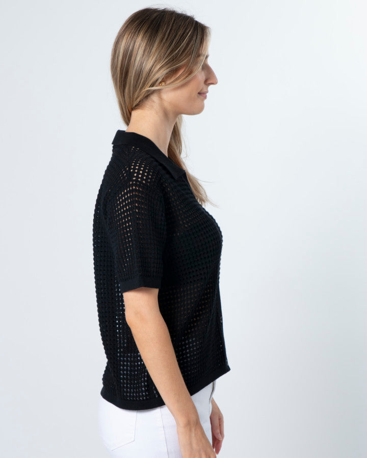 Stella & Gemma Holly Knit Top - Black