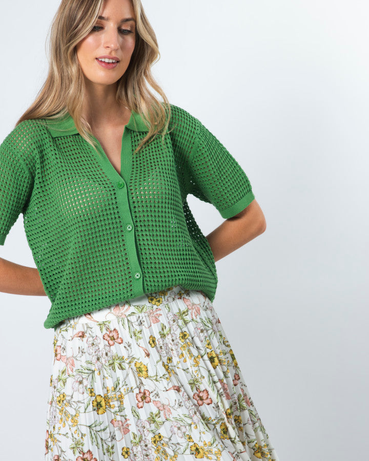 Stella &amp; Gemma Holly Knit Top - Cress