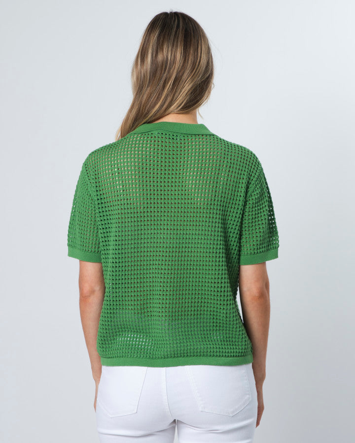 Stella & Gemma Holly Knit Top - Cress