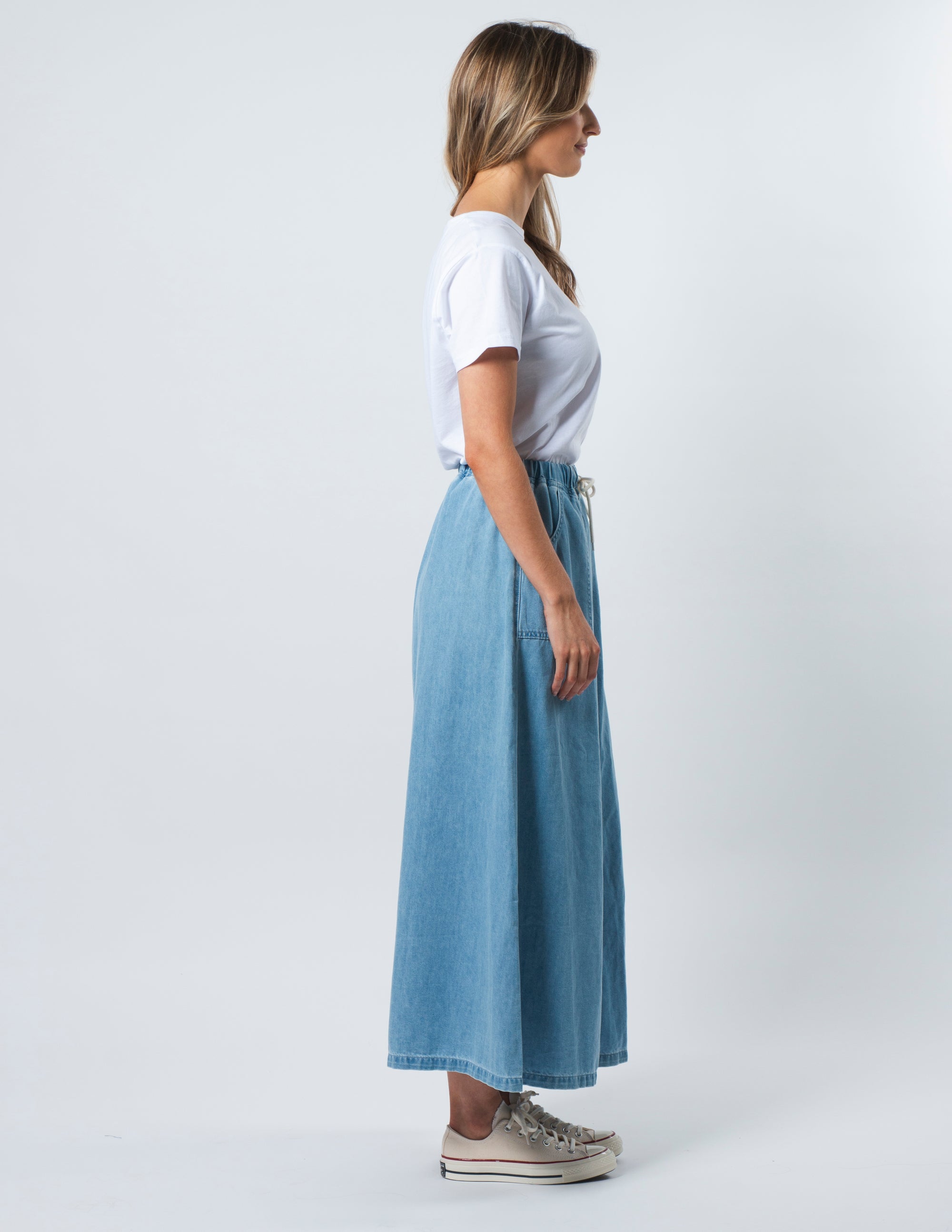 Stella & Gemma Ingrid Skirt - Light Blue Wash