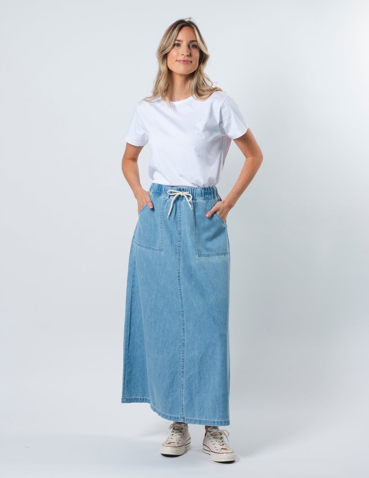 Stella &amp; Gemma Ingrid Skirt - Light Blue Wash