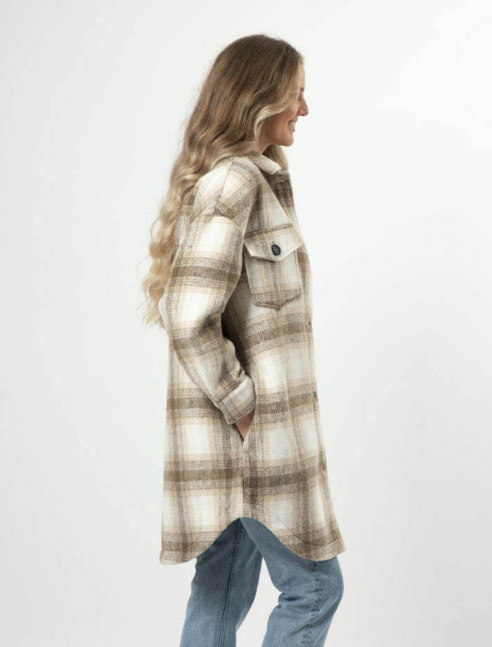 Stella & Gemma Kelly Coat - Earthly Checks