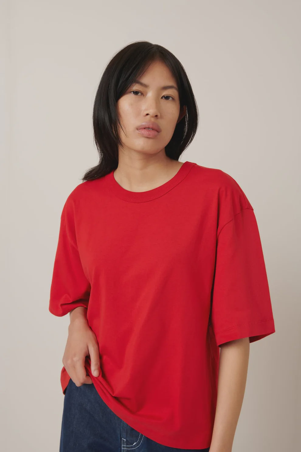 Kowtow Shadow Tee - Red