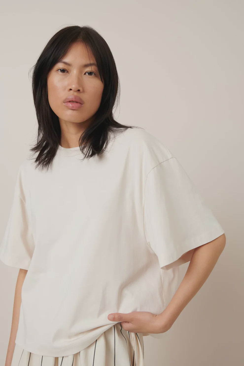 Kowtow Shadow Tee - Whisper