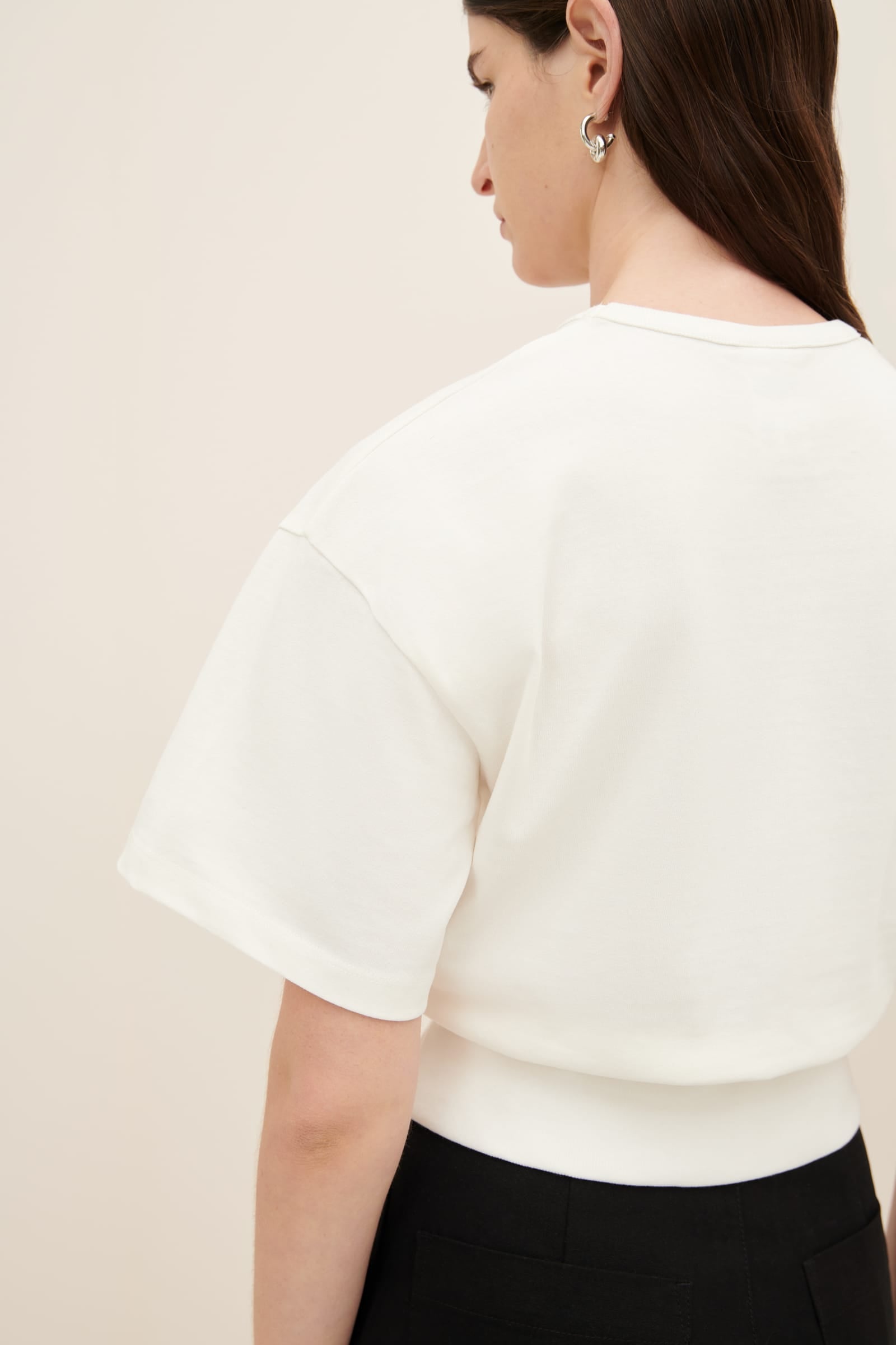 Kowtow Boxy Rib Tee - Off White