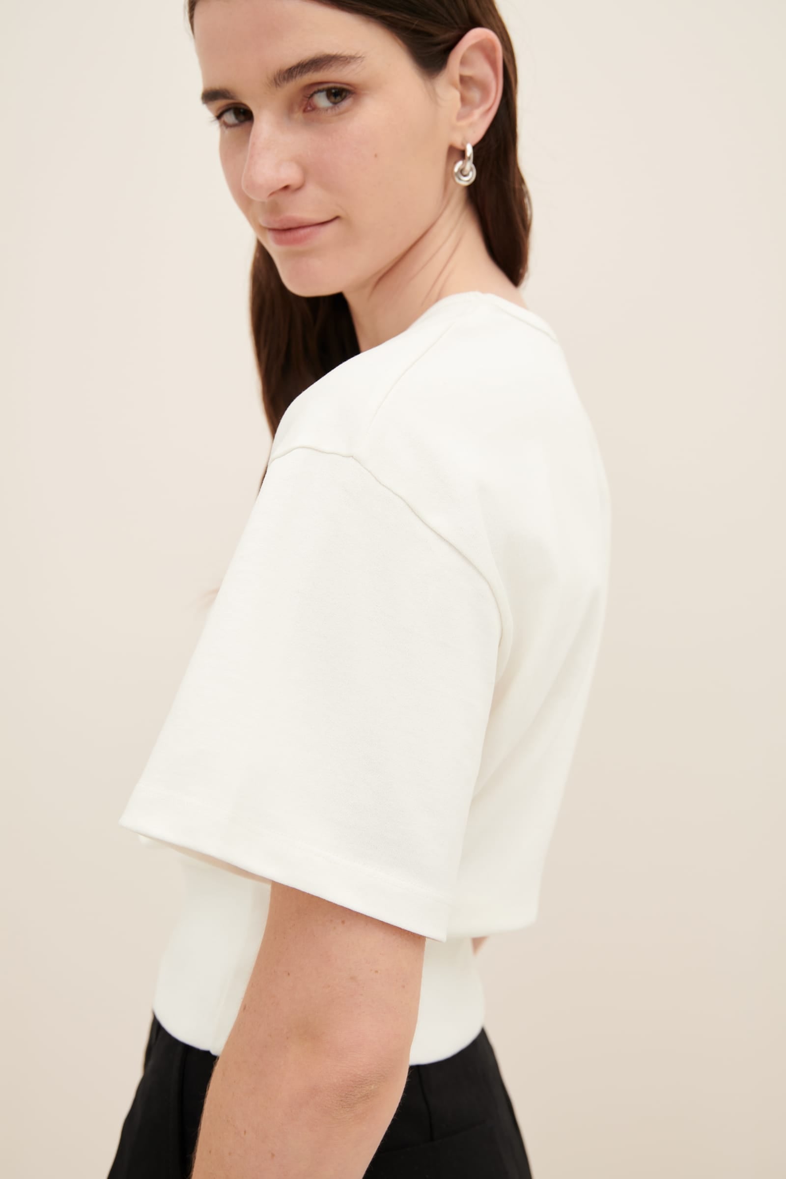 Kowtow Boxy Rib Tee - Off White