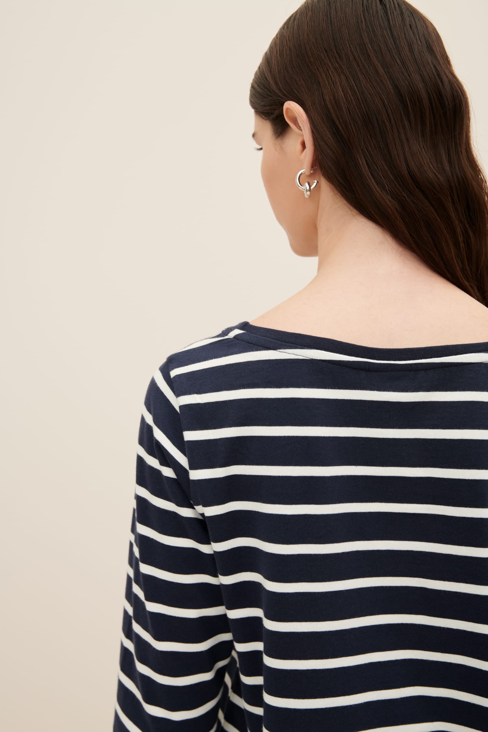 Kowtow Breton Top - Navy Breton