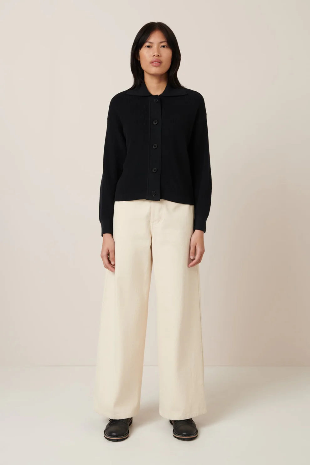 Kowtow Merel Cardigan - Black