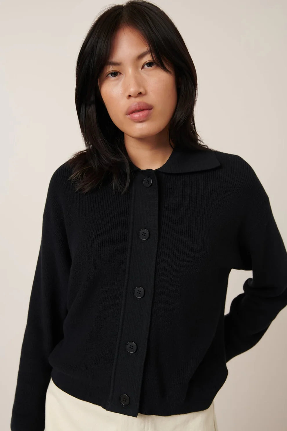 Kowtow Merel Cardigan - Black