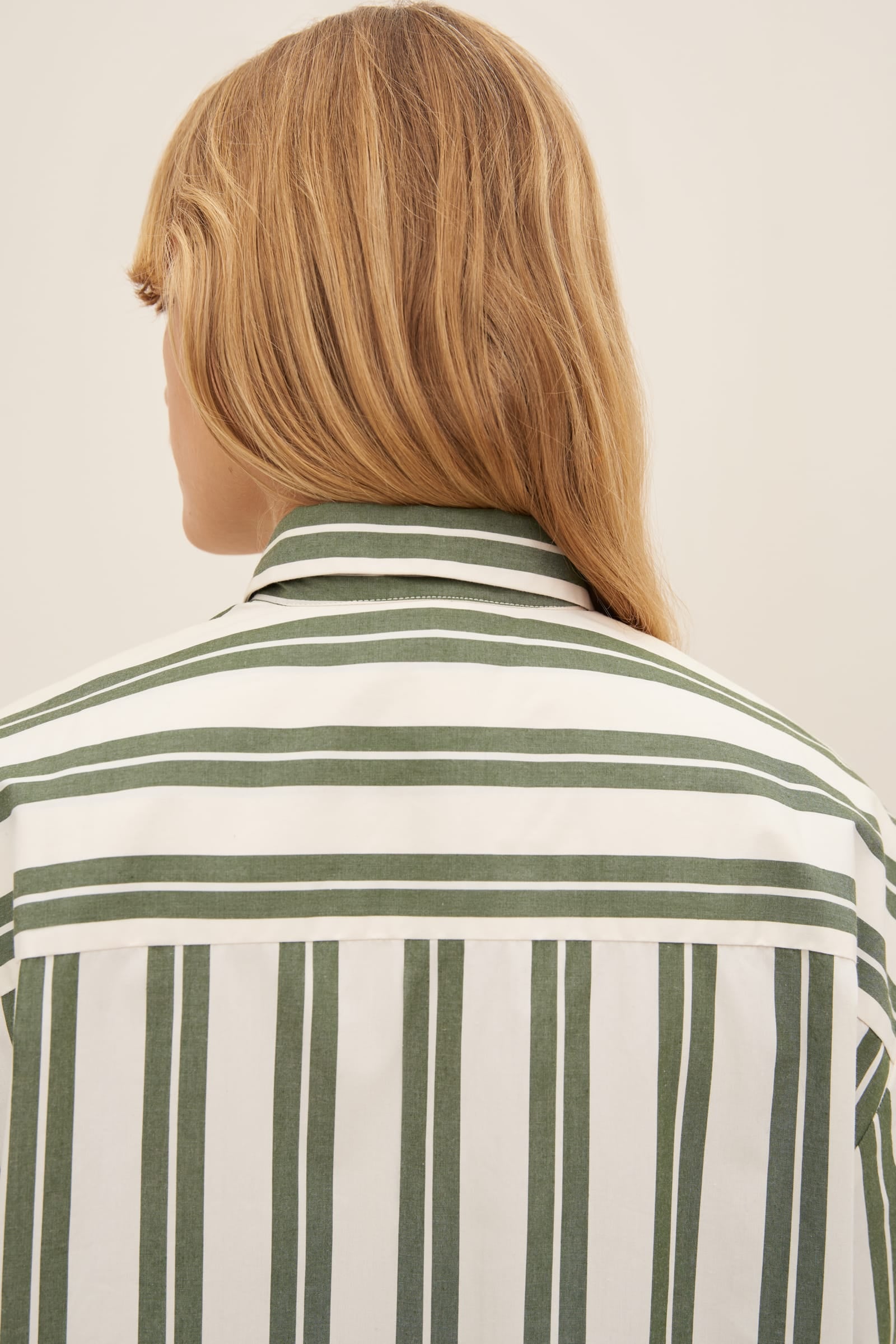 Kowtow Petra Shirt - Forest Stripe