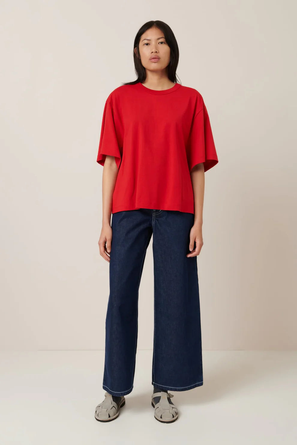 Kowtow Shadow Tee - Red