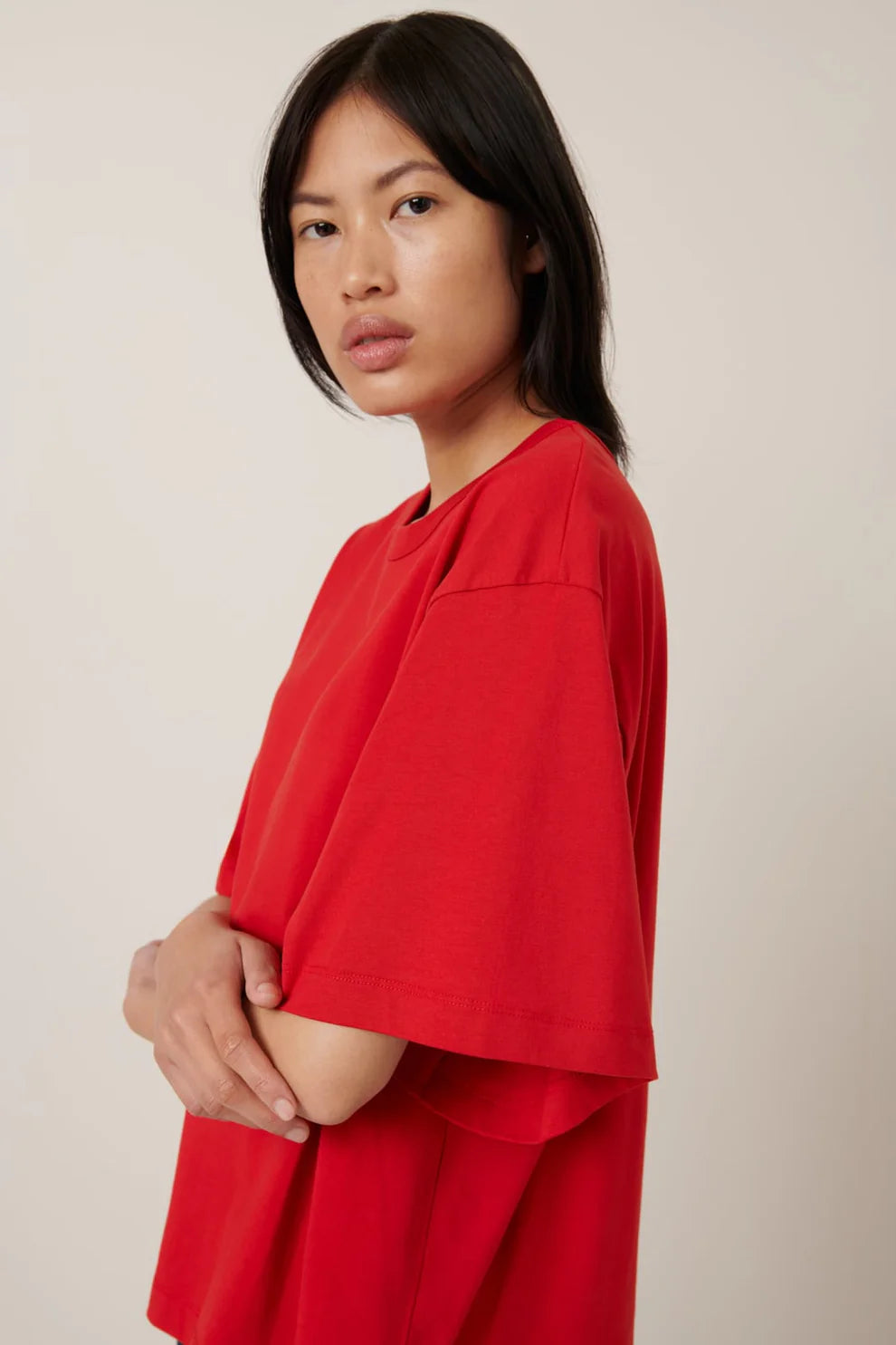 Kowtow Shadow Tee - Red