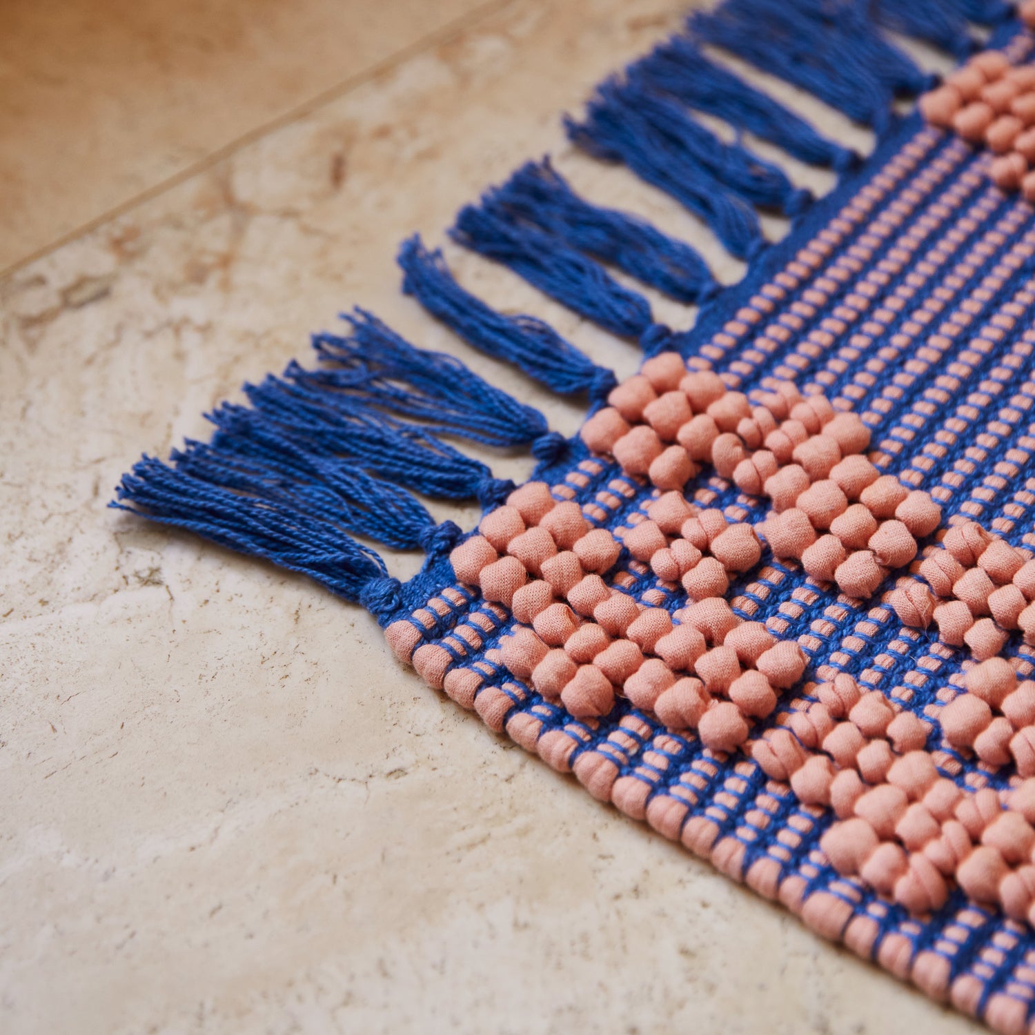 Sage and Clare Sawa Cotton Mat - Ultramarine