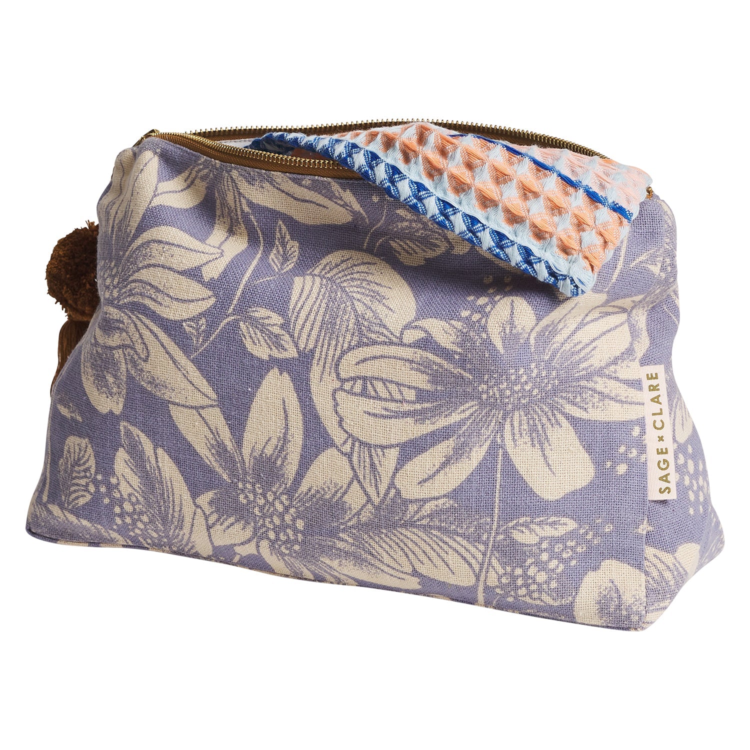 Sage and Clare Amrita Cosmetic Bag - Storm