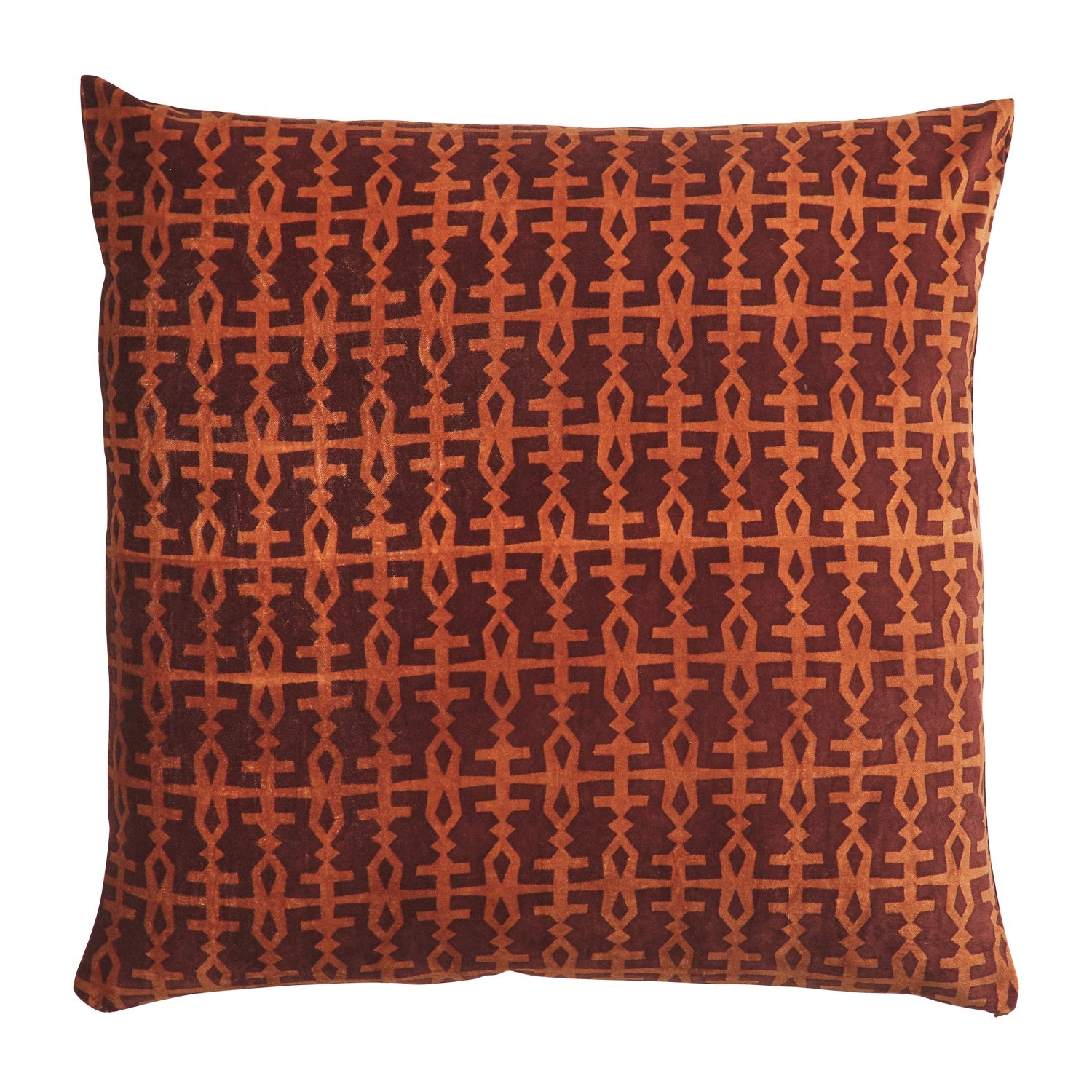 Sage and Clare Amata Velvet Cushion - Clove