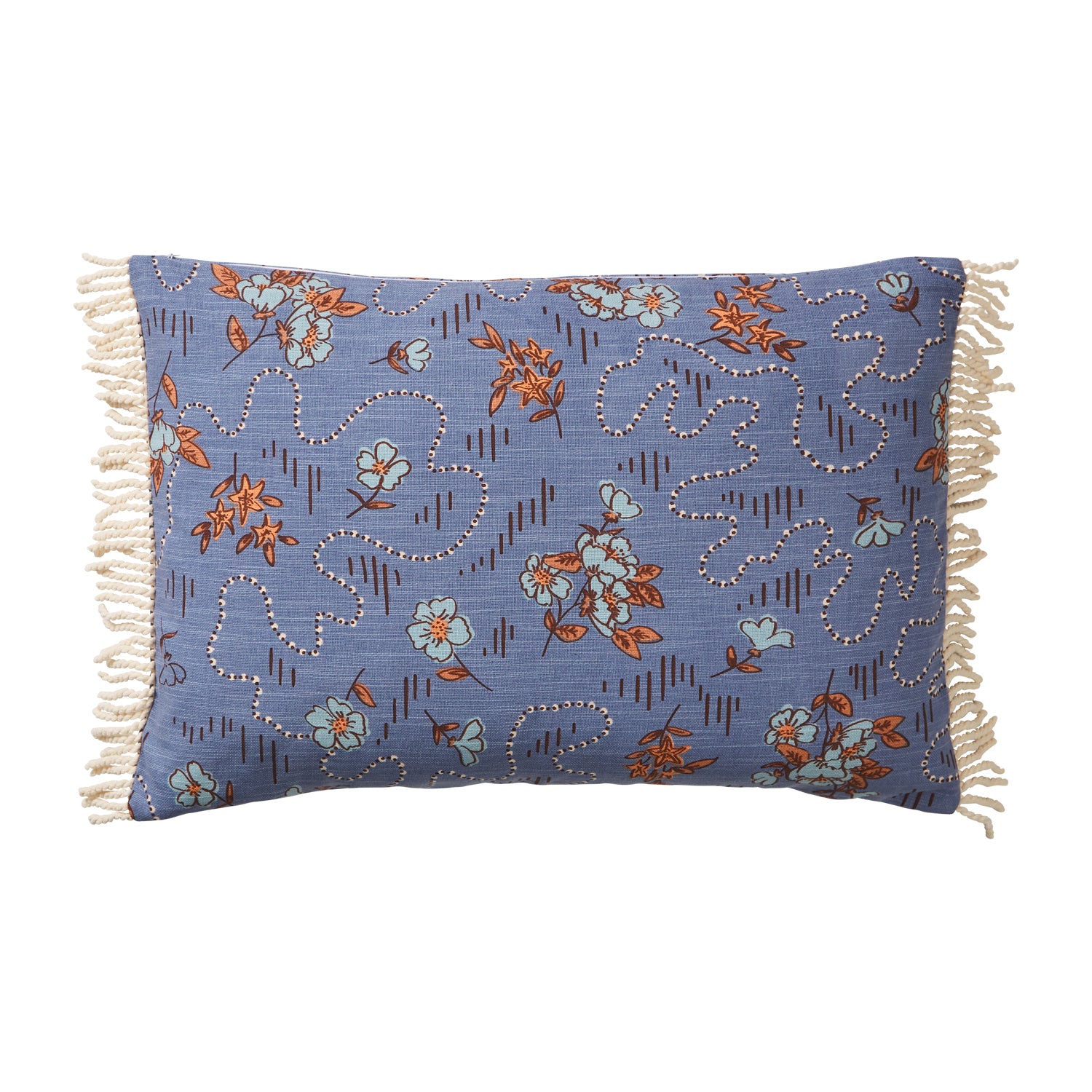 Sage x Clare Myra Fringe Cushion