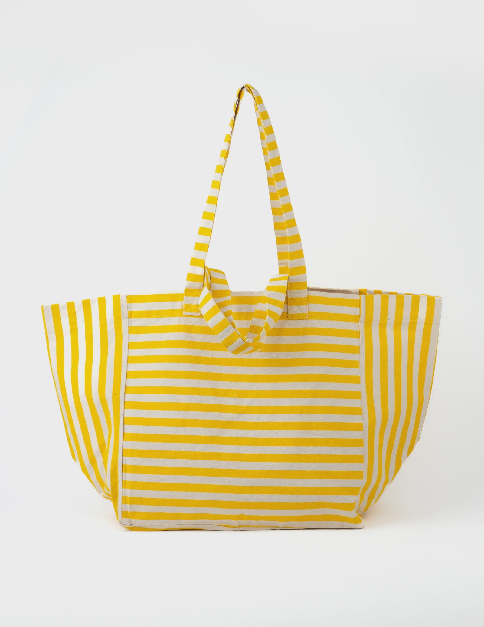 Stella and Gemma Shopper Bag - Yellow Stripe