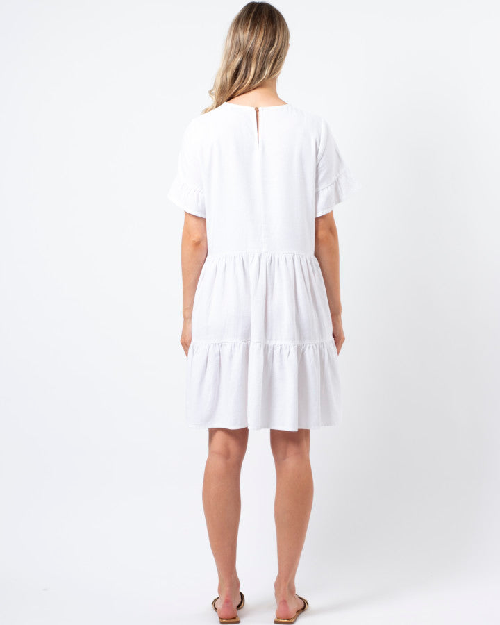 Stella & Gemma Molly Dress - White