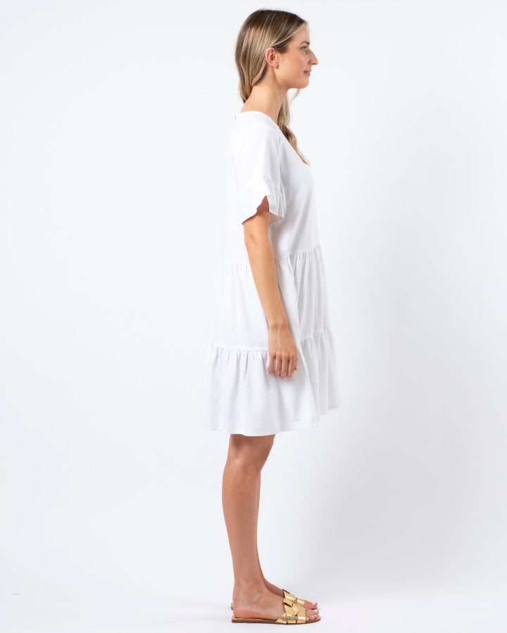 Stella & Gemma Molly Dress - White