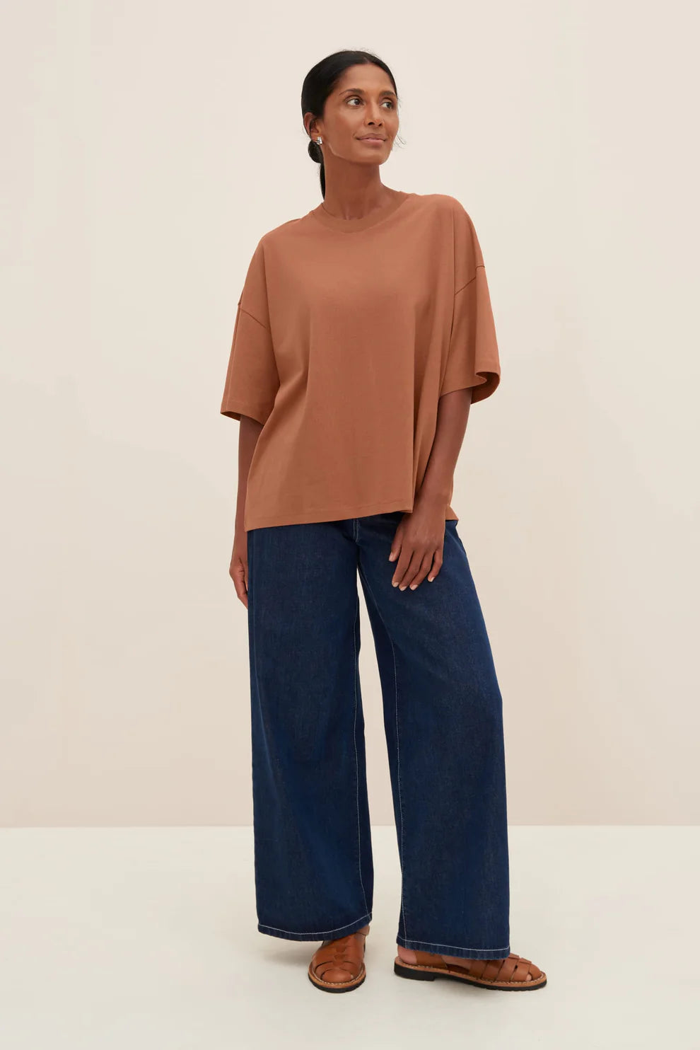 Kowtow Oversized Boxy Tee - Sienna