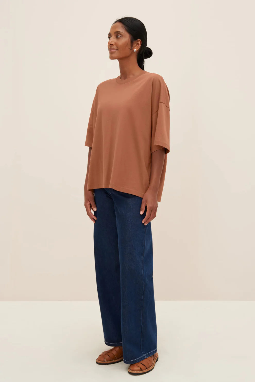 Kowtow Oversized Boxy Tee - Sienna