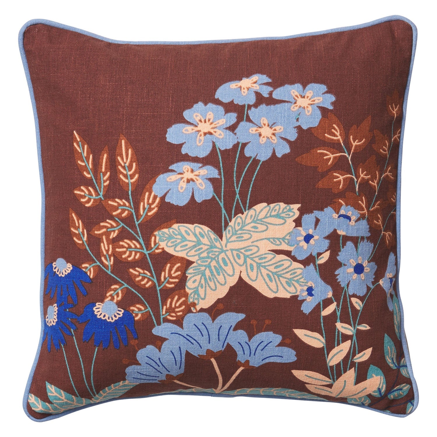 Sage and Clare Pepita Floral Cushion