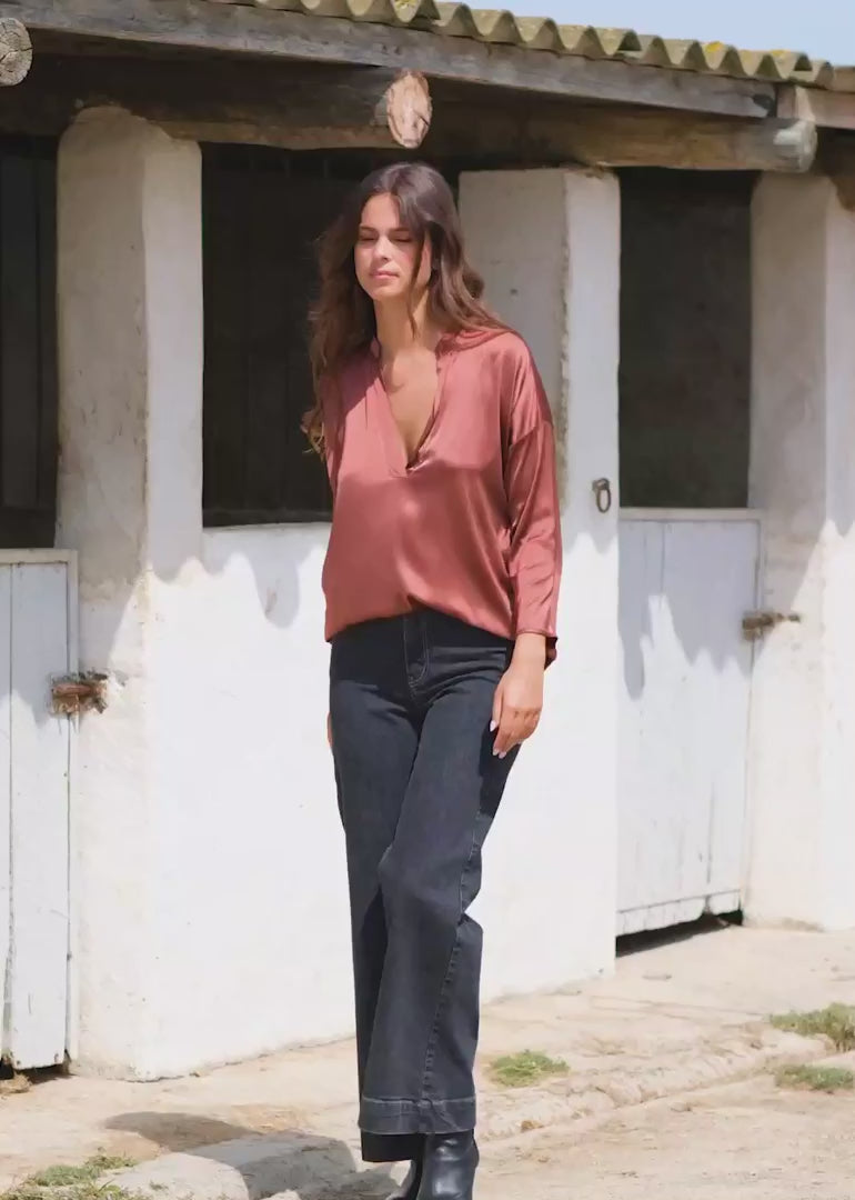 Lauren Vidal Bianchi Blouse - Sienne