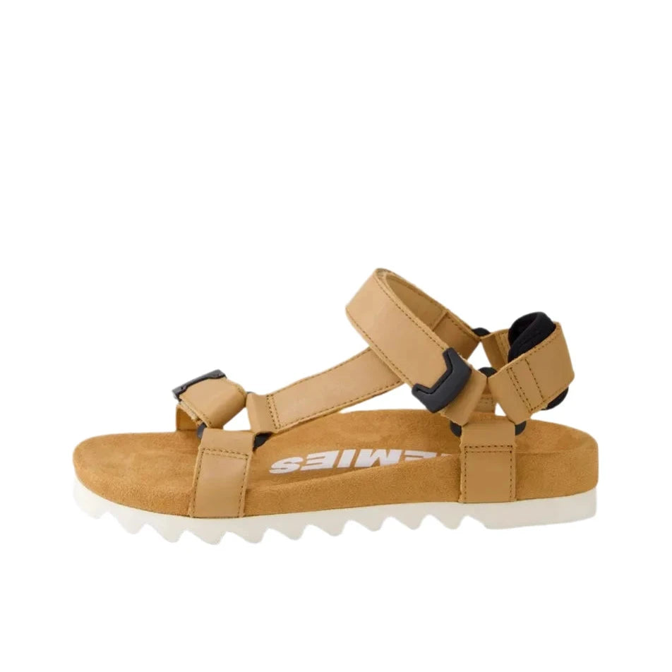 Rollie Sandal Tooth Wedge - Soft Tan