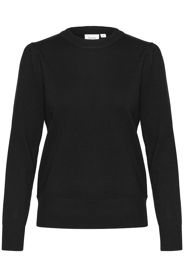 Saint Tropez Mila Crew Pullover - Black