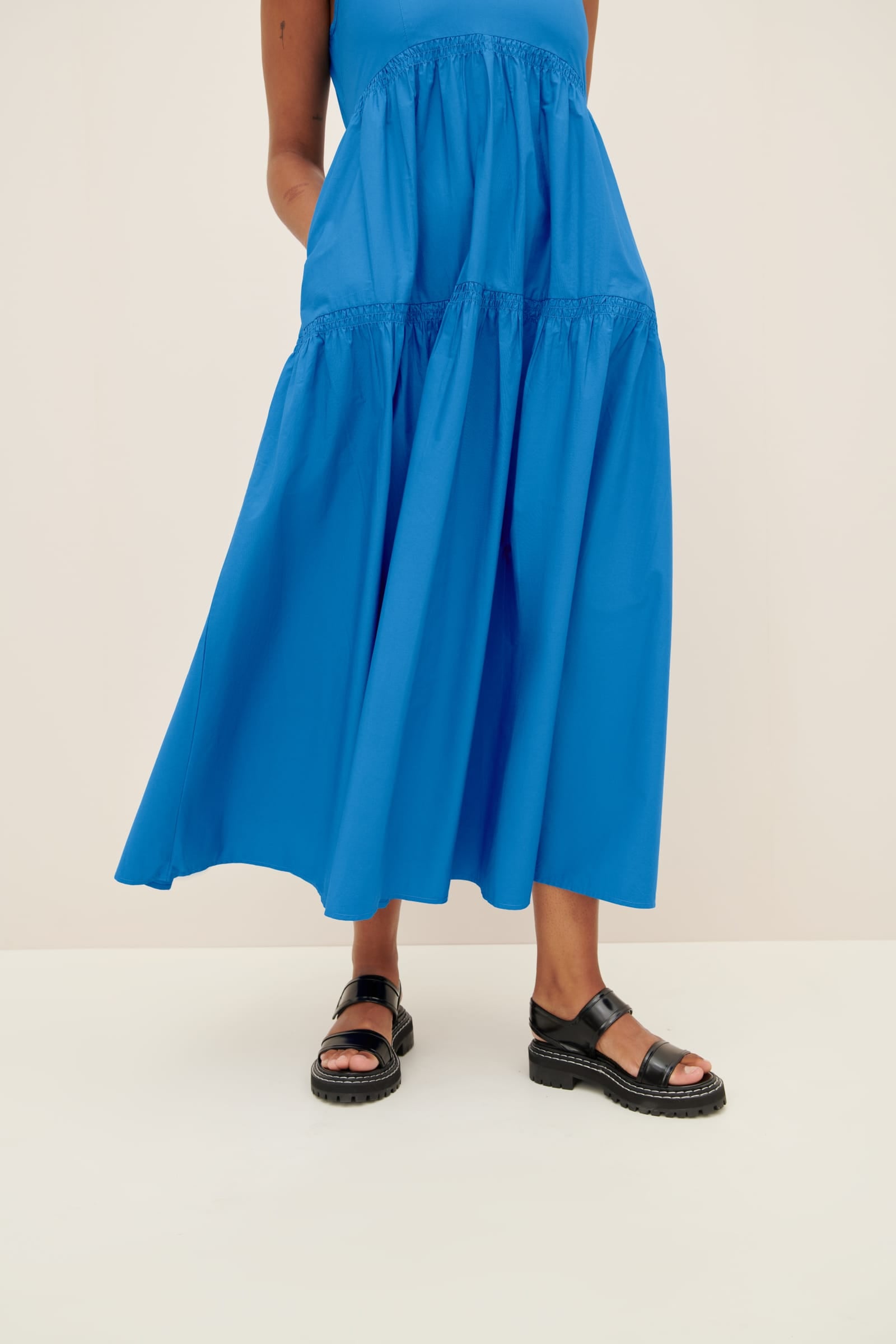 Kowtow Aurora Dress Ocean Good Thing