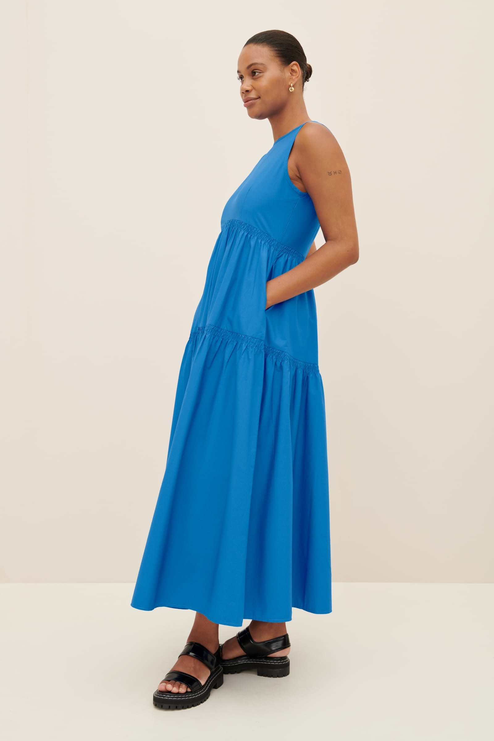 Kowtow Aurora Dress - Ocean