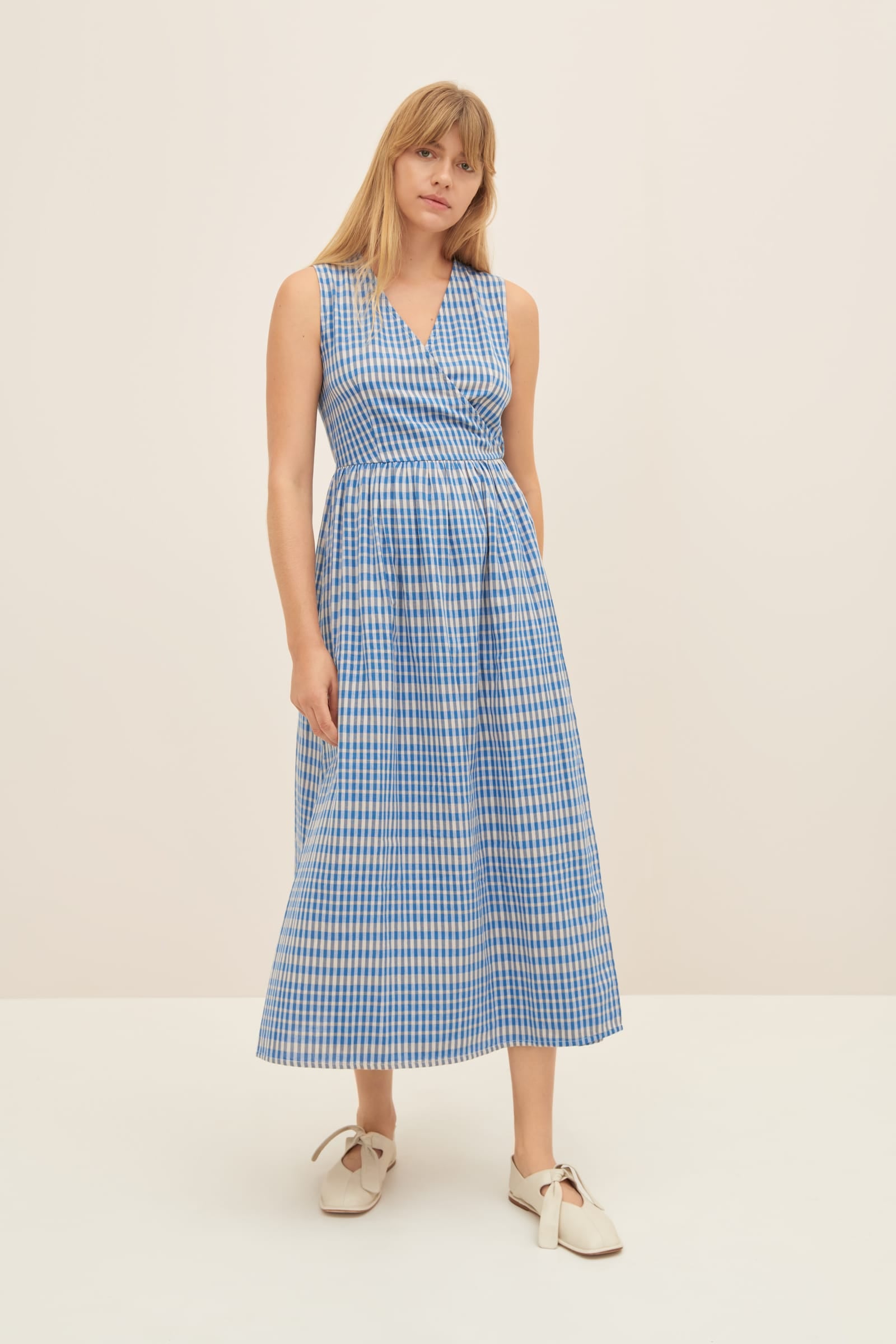 Kowtow Outline Dress - Duo Check