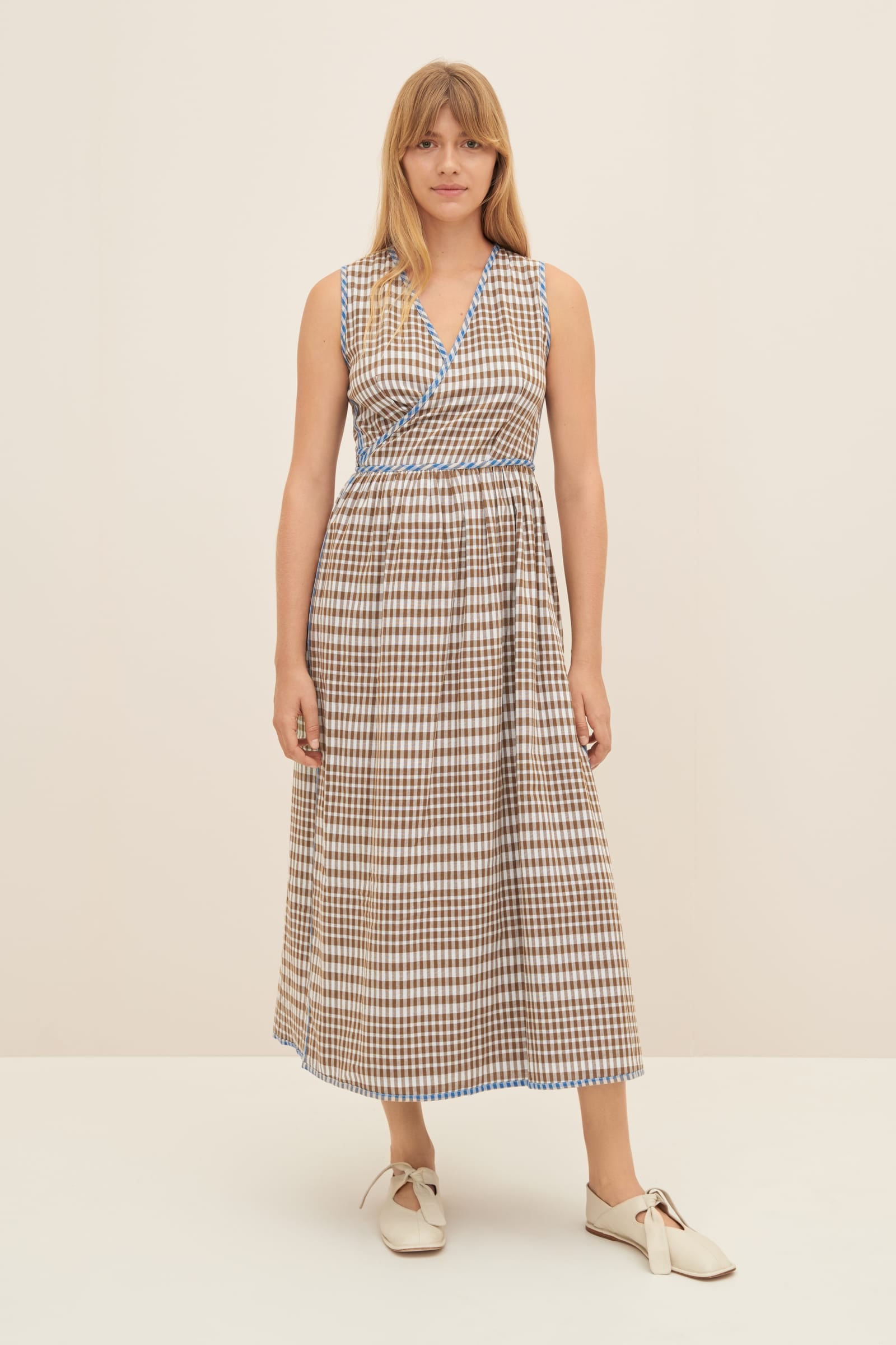 Kowtow Outline Dress - Duo Check