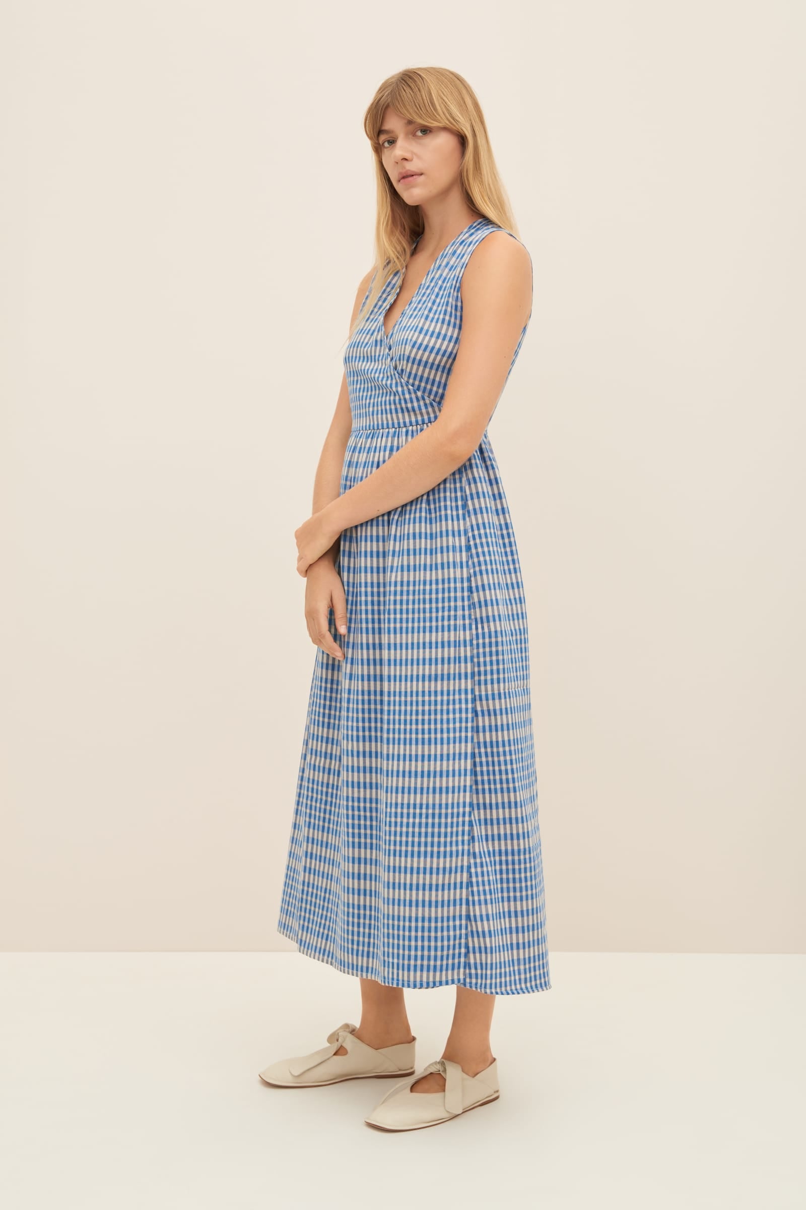 Kowtow Outline Dress - Duo Check