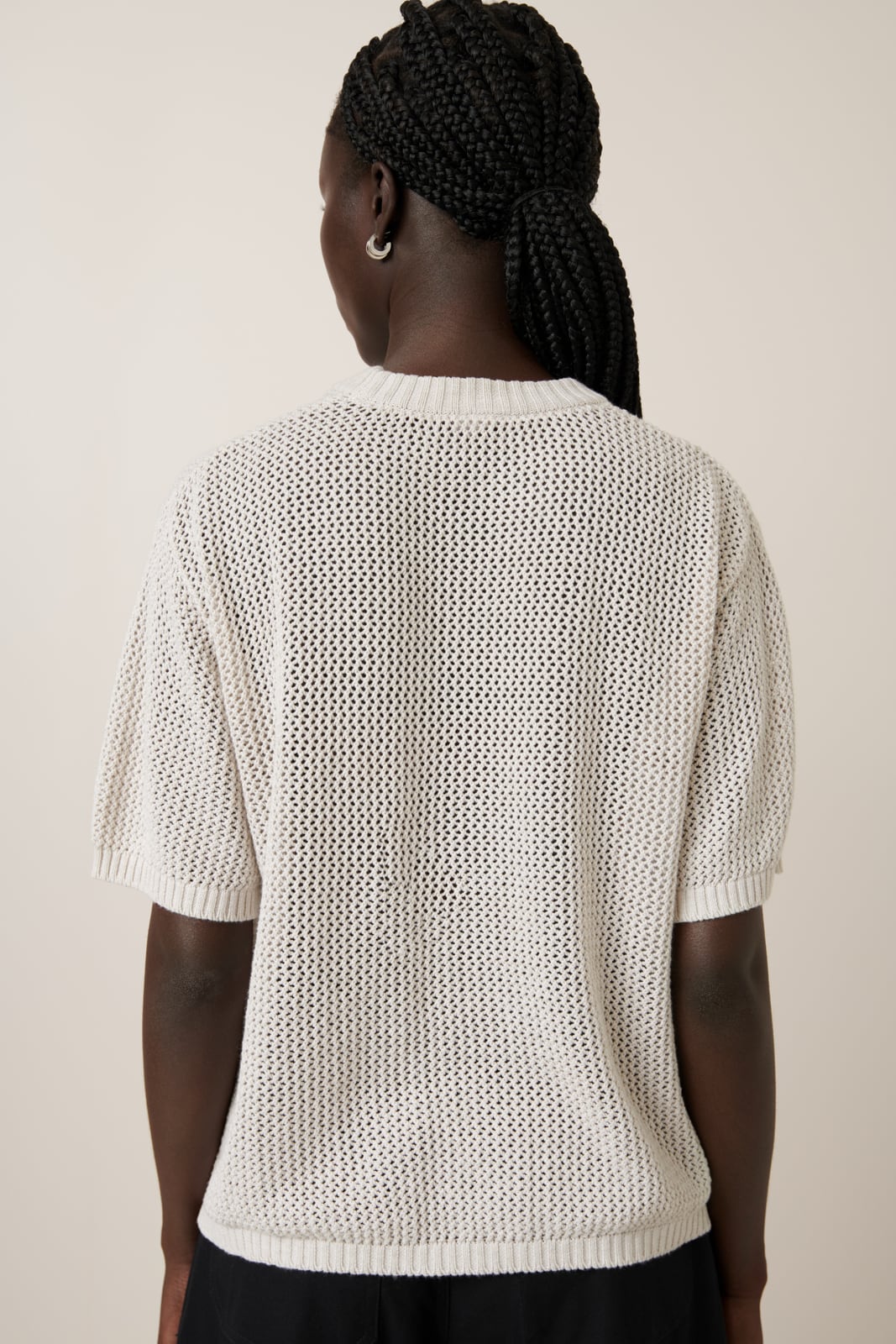 Kowtow Rosa Tee - Oat Melange