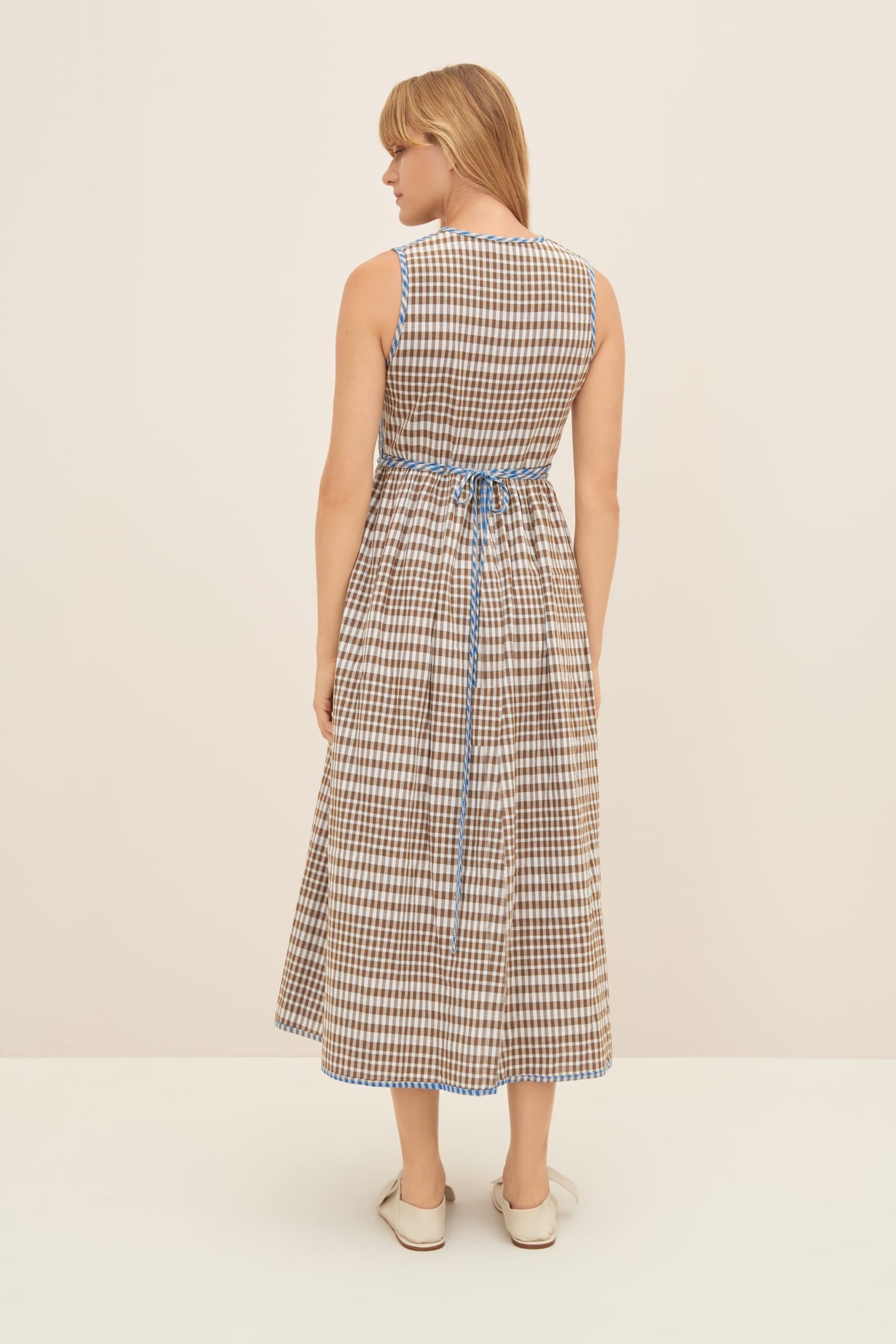 Kowtow Outline Dress - Duo Check