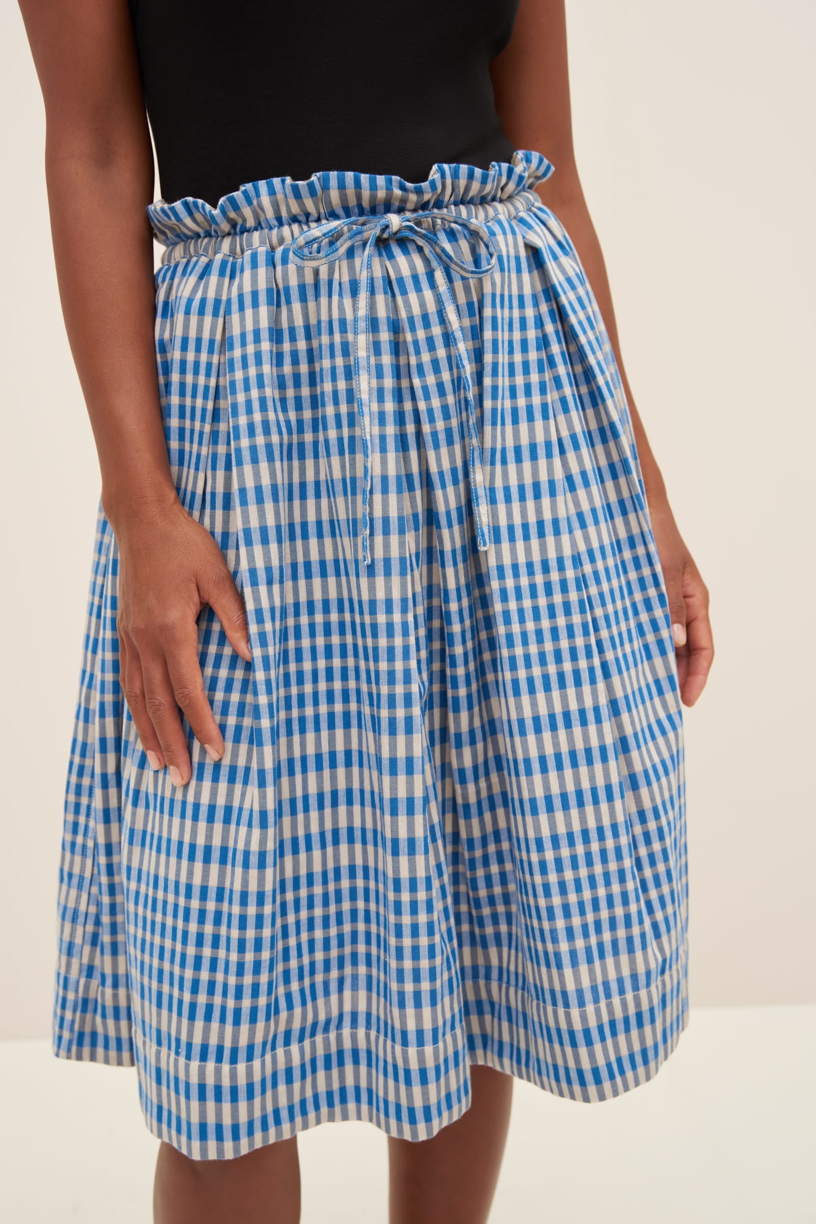 Kowtow Cove Skirt - Duo Check