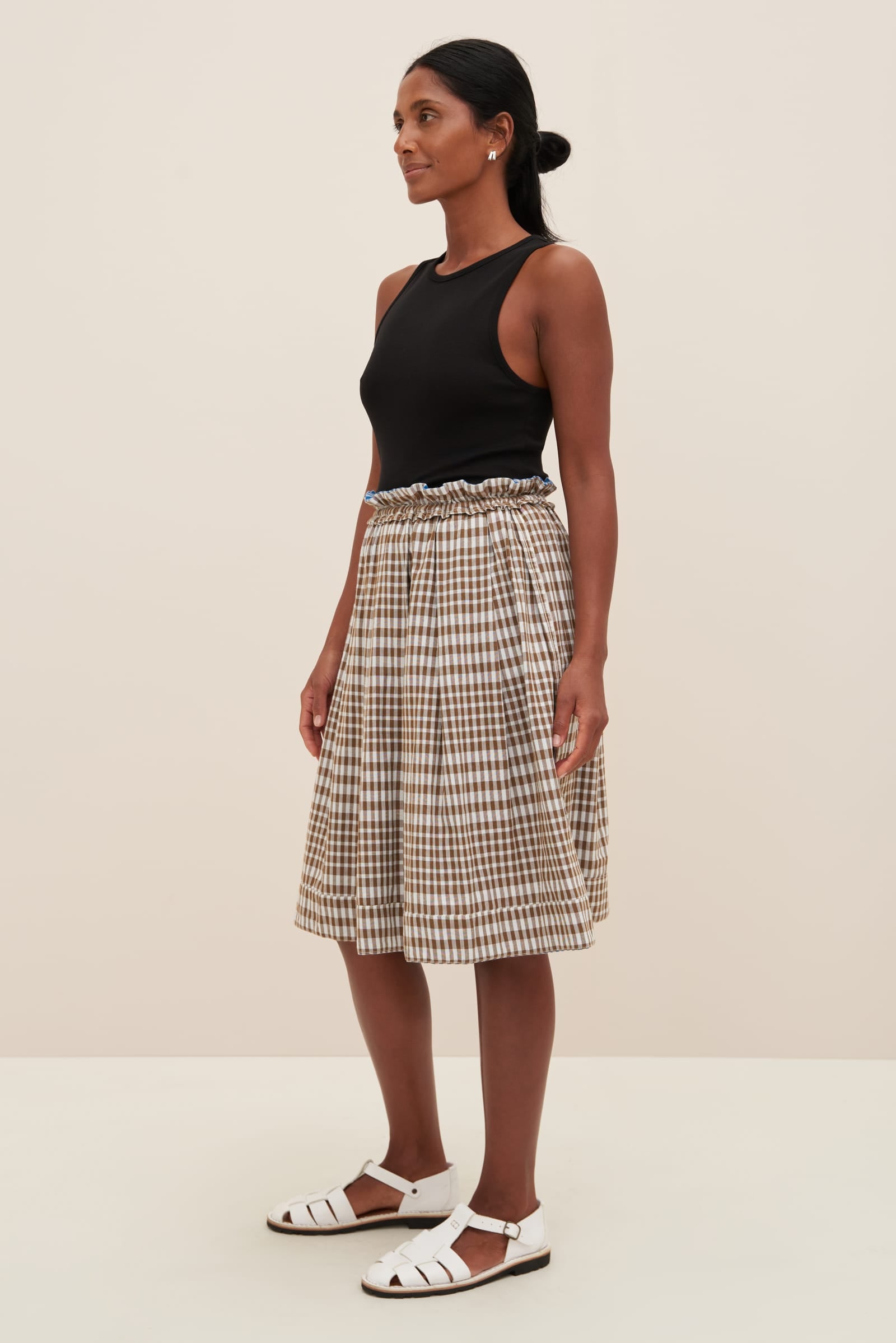 Kowtow Cove Skirt - Duo Check