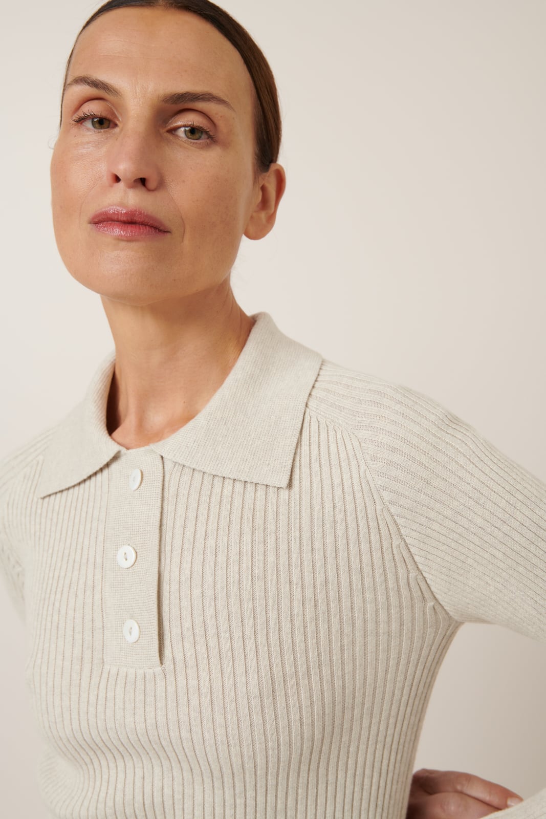 Kowtow Ridge Top - Oat Melange