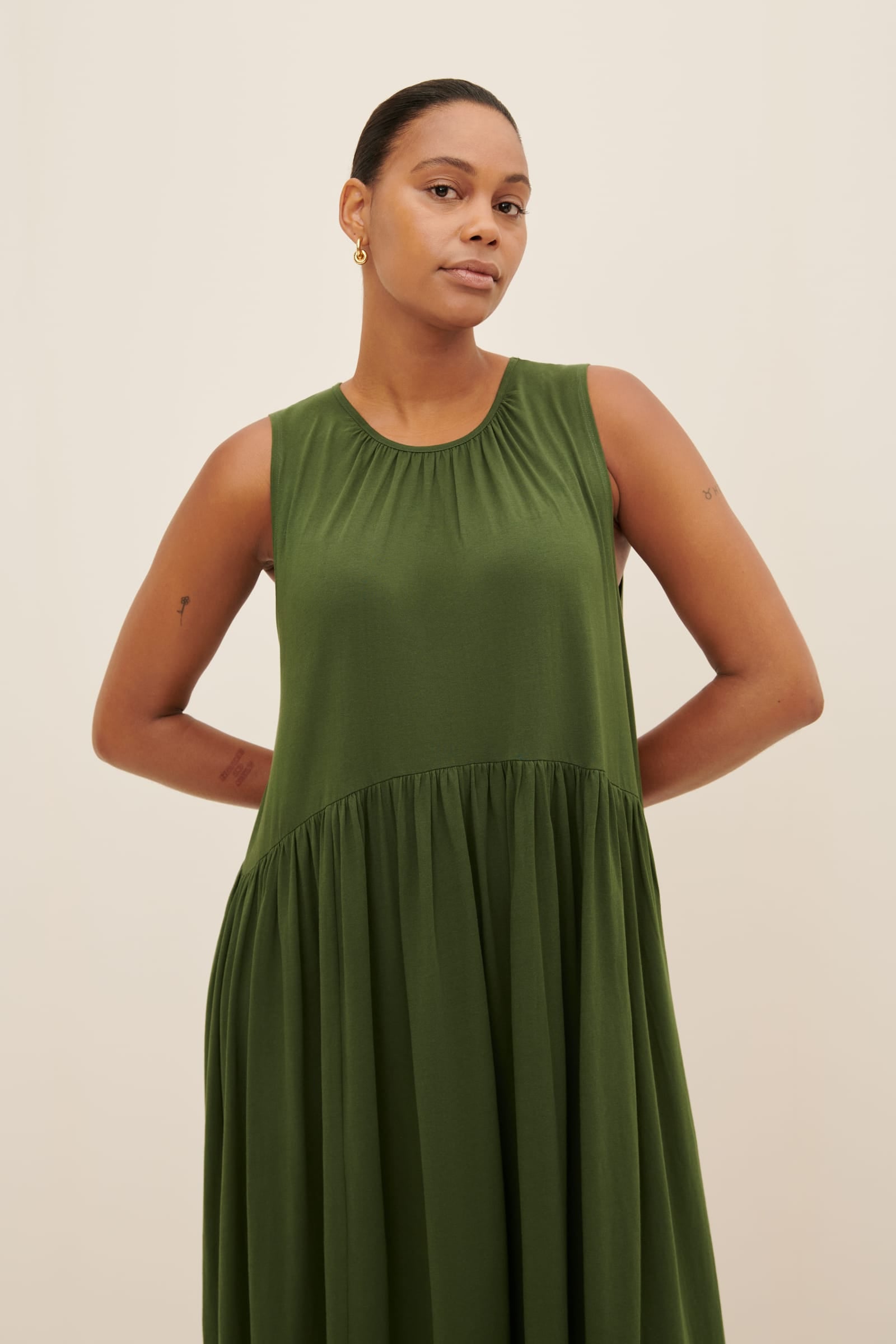 Kowtow Horizon Dress - Forest