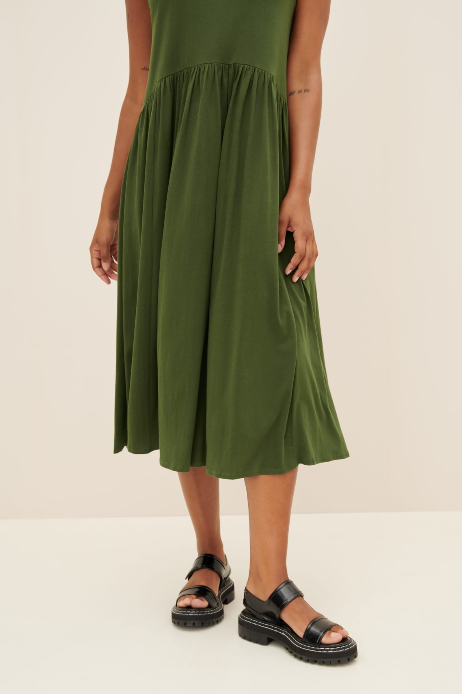 Kowtow Horizon Dress - Forest