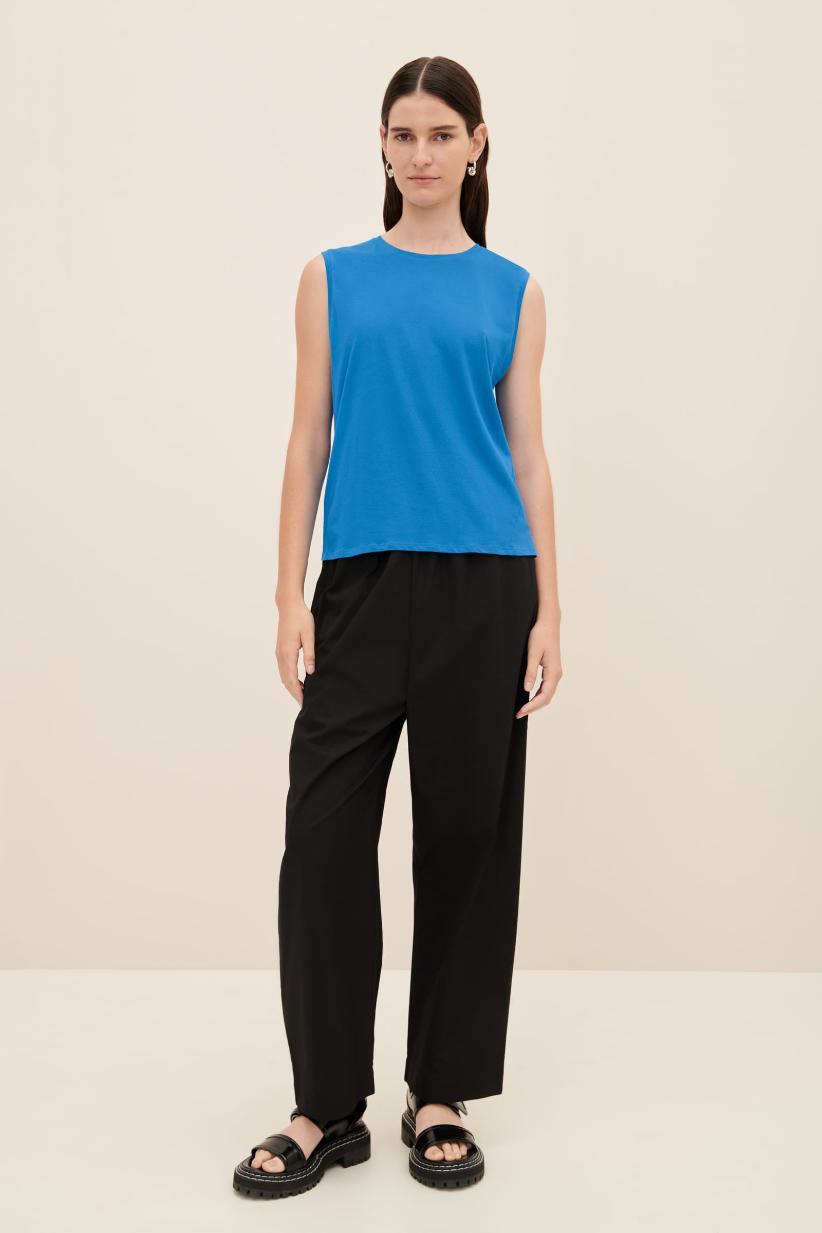 Kowtow Light Singlet - Ocean