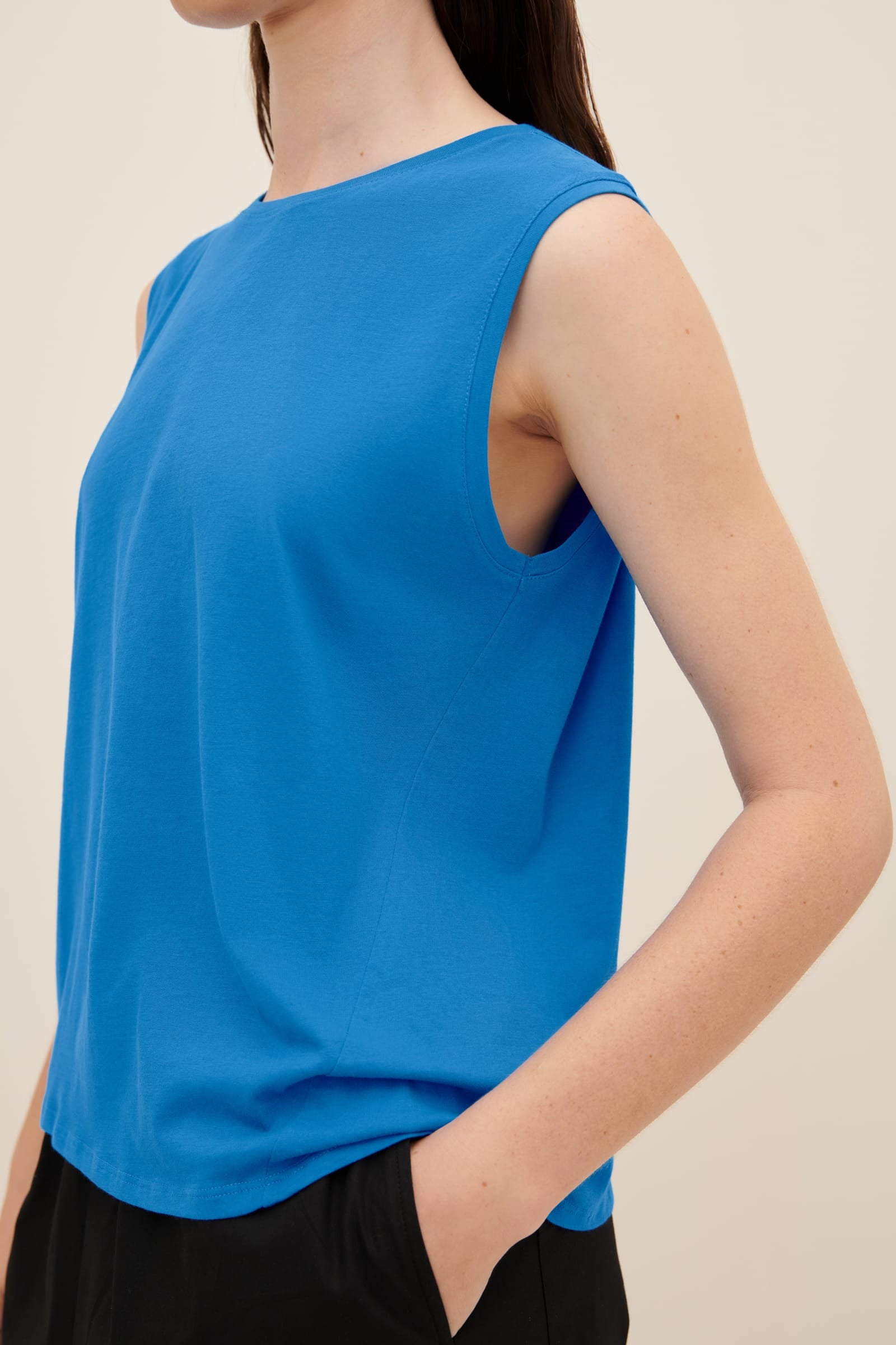 Kowtow Light Singlet - Ocean